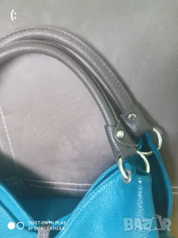 Италианска чанта естесвена кожа Vera pelle., снимка 3 - Чанти - 48562052