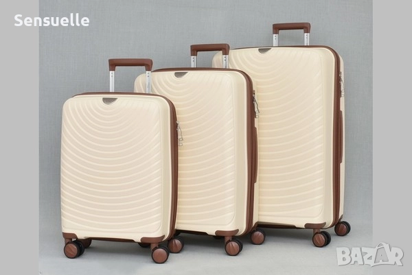 Комплект 3 куфара - различни цветове, снимка 8 - Куфари - 52654617