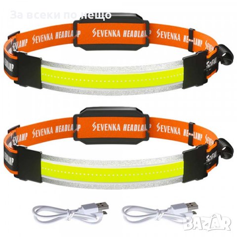 LED челник TM-G13 с USB зареждане и с 3 светлинни режима Панорамен лентов, снимка 4 - Къмпинг осветление - 36967586