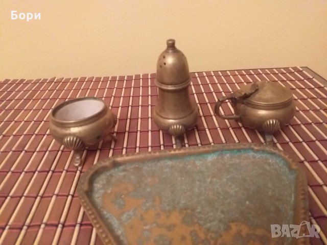 Комплект  от месинг, снимка 6 - Други ценни предмети - 27461029