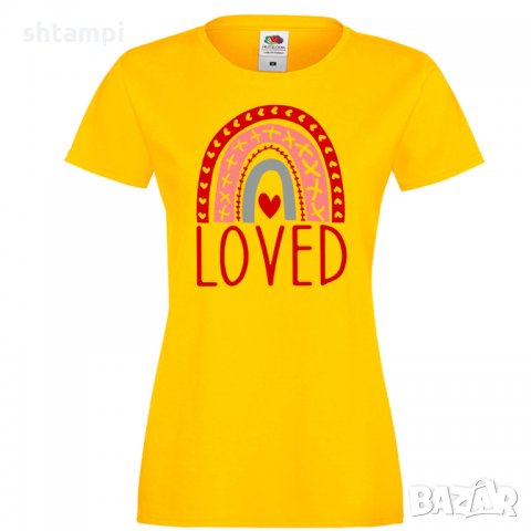 Дамска тениска Loved, снимка 10 - Тениски - 35552213