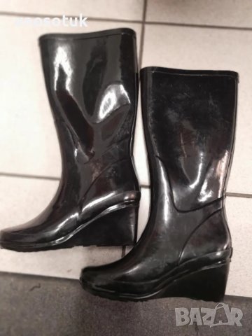 Дамски гумени ботуши на платформа № 36