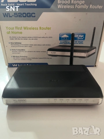 Рутер ASUS WL-520GC High Speed, снимка 2 - Рутери - 49183071