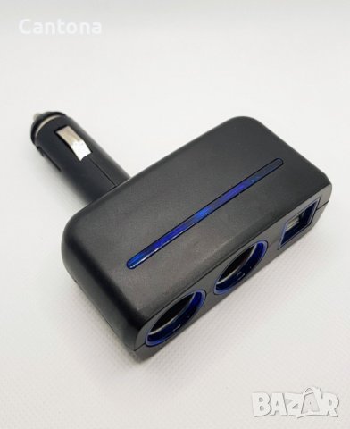Разклонител на запалка 2 гнезда + 2 USB Olesson 1637 - 120 W, снимка 2 - Аксесоари и консумативи - 38011500