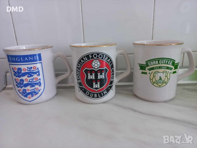 Футбол - Порцеланови чаши от Великобритания , снимка 1 - Колекции - 43594515