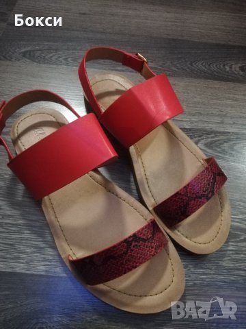 Червени сандали , снимка 1