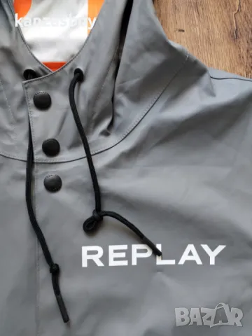 REPLAY raincoat - мъжко яке-дъждобран ХЛ, снимка 5 - Якета - 49405290