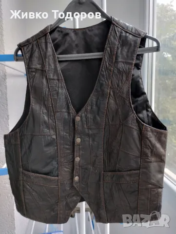 Мъжки елеци от естествена и изкуствена кожа, снимка 2 - Други - 46053899