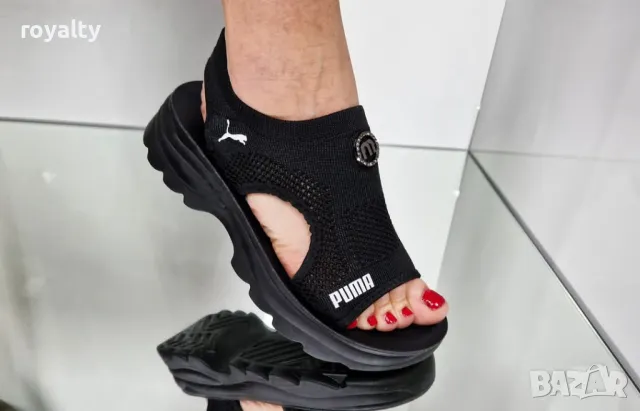 Puma черни дамски сандали , снимка 5 - Сандали - 50394300