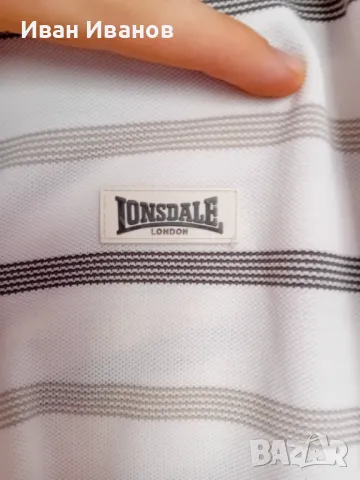 Оригинална фланелка с яка Lonsdale, снимка 9 - Тениски - 50431574