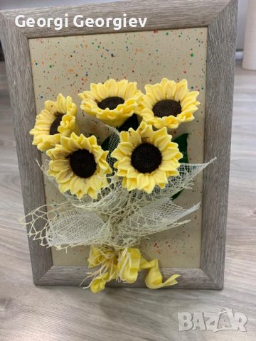 Подаръци от ароматен глицеринов сапун , снимка 3 - Изкуствени цветя - 40045061