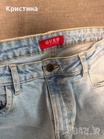 Сини дънки Guess, снимка 3 - Дънки - 52618413