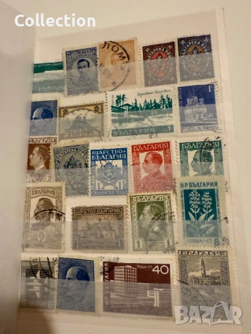 Класьор с пощенски марки пощенска марка България поща, снимка 6 - Други ценни предмети - 46193538