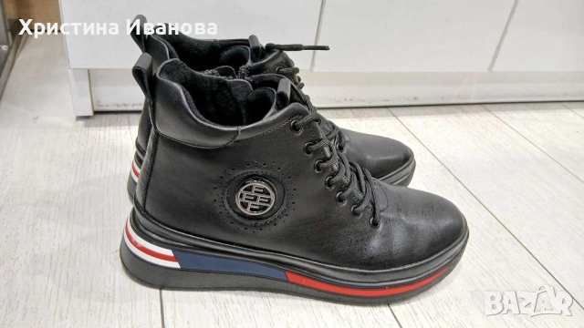 Обувки естествена кожа, снимка 2 - Дамски боти - 52579157