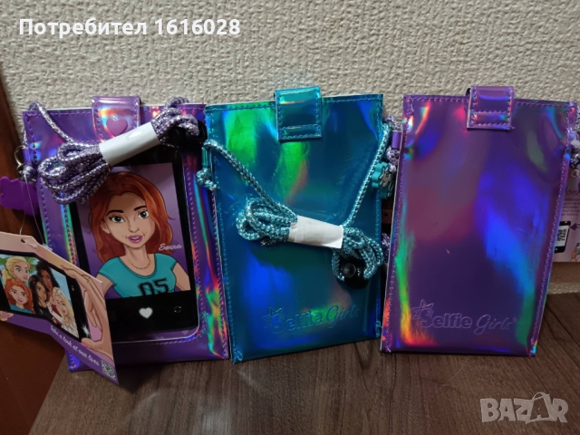 Детски раници и калъфи с връзка за телефони Selfie girls , снимка 6 - Раници - 44893548