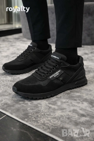 Dolce & Gabbana Нови Черни Мъжки Маратонки 40-44 Номер 