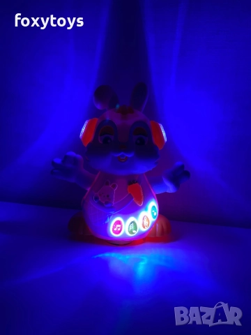 Танцуващо зайче с музика и светлина, снимка 7 - Музикални играчки - 51699920