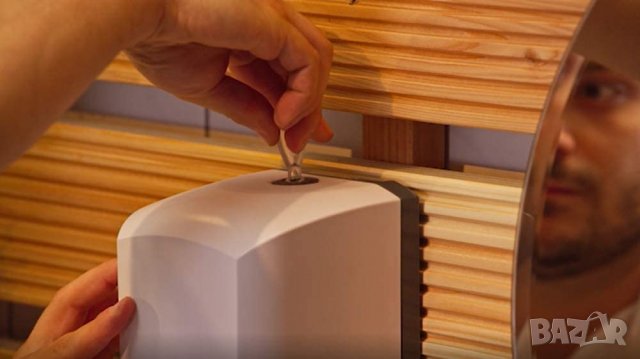 IKRA Touchless Care 2в1 поставка за дезинфекция и дозатор за сапун, включително 3x FFP2 маска, снимка 11 - Други - 39976723