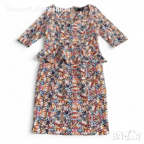 Вталена цветна рокля на Ким Кардашиян размер L