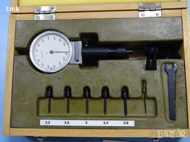 Вътромер микронен Carl-Zeiss 763801 dial bore gauge 2-4 mm, снимка 2 - Шублери - 32821299