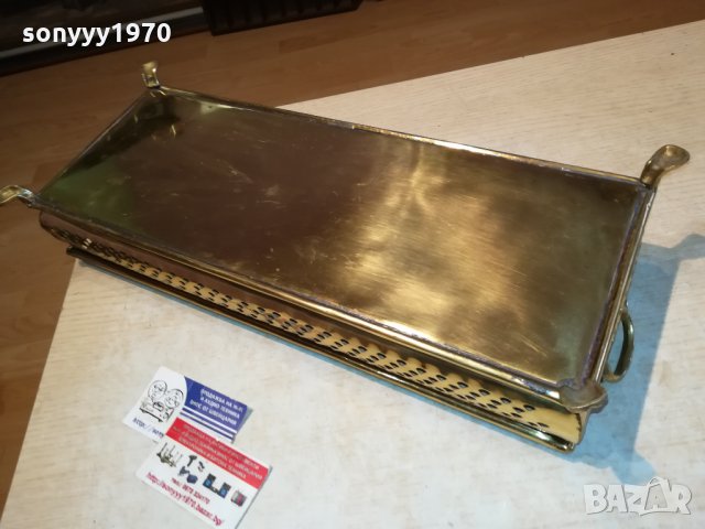 златна фруктиера от англия-51х18х10см 0711211046, снимка 6 - Антикварни и старинни предмети - 34721391