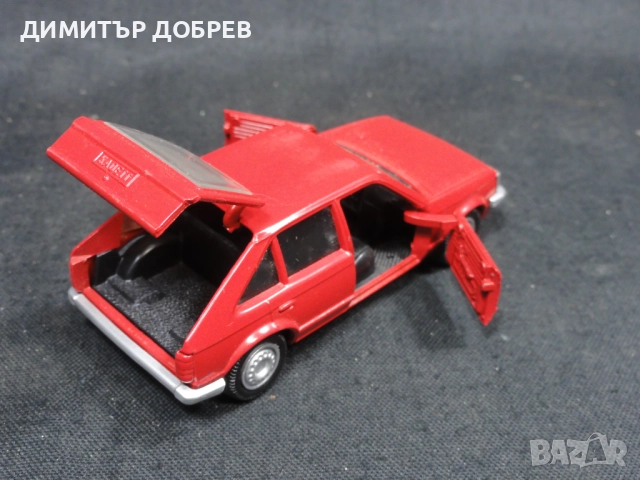 1/43 СТАРА РЕТРО МЕТАЛНА КОЛИЧКА МАЩАБЕН МОДЕЛ OPEL KADETT D GAMA MINI GERMANY, снимка 4 - Колекции - 52344505