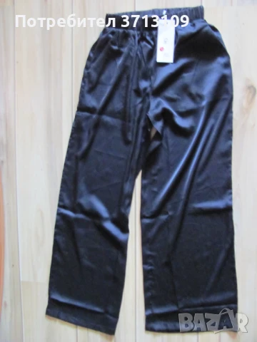 Нов с етикет черен дамски панталон , размер S