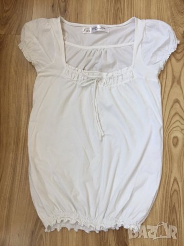 Дамска тениска ZARA оригинал, size M, 100% вискоза, много запазена, снимка 1 - Тениски - 29007032