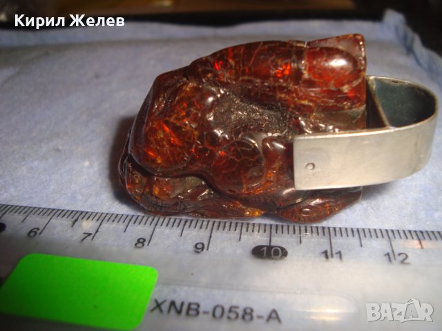 НАД 27000 ОБЯВИ - За ВСЕКИ по НЕЩО! ОГРОМЕН 100% НАТУРАЛЕН БАЛТИЙСКИ КЕХЛИБАР в СРЕБЪРЕН ОБКОВ 27199, снимка 15 - Колиета, медальони, синджири - 36827949