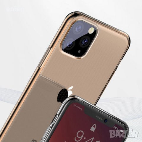 Baseus Simple Series TPU кейс за iPhone 11 PRO / черно-прозрачен, снимка 5 - Калъфи, кейсове - 27241792