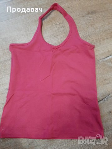 Розов памучен топ, снимка 1