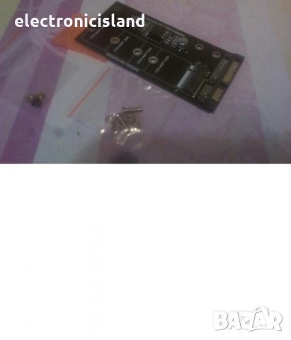 mSATA или M.2 NGFF to SATA III, преходник конвертор платка ZOMY SSD адаптер картa, снимка 10 - Кабели и адаптери - 23924059