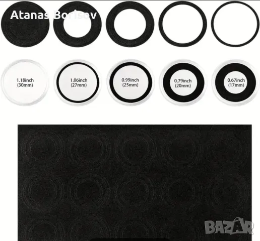 Нумизматична кутия+100бр.капсули, снимка 3 - Нумизматика и бонистика - 49506416