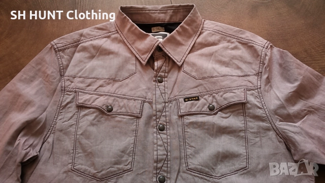 G-Star TAILOR SHIRT размер M  оригинална мъжка риза 6-32, снимка 3 - Ризи - 52696026