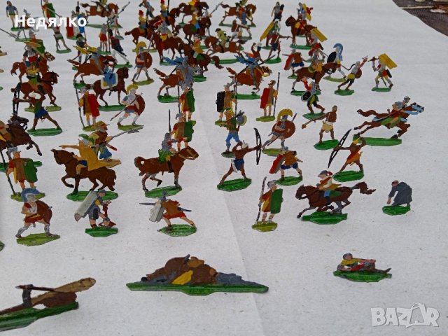 Уникално,105бр стари оловни фигурки , снимка 7 - Колекции - 38810267