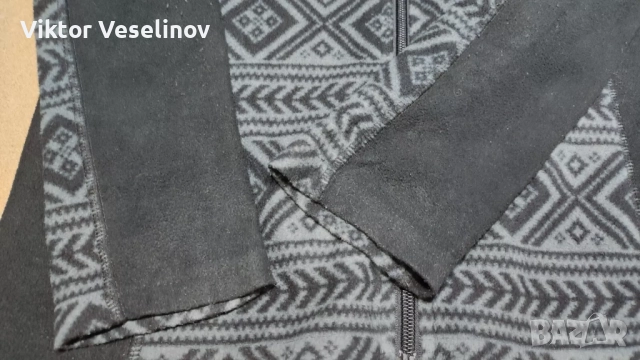 Kari Traa Дамска Поларена Горница Размер S Сива С дълъг Ръкав, снимка 9 - Якета - 52337135