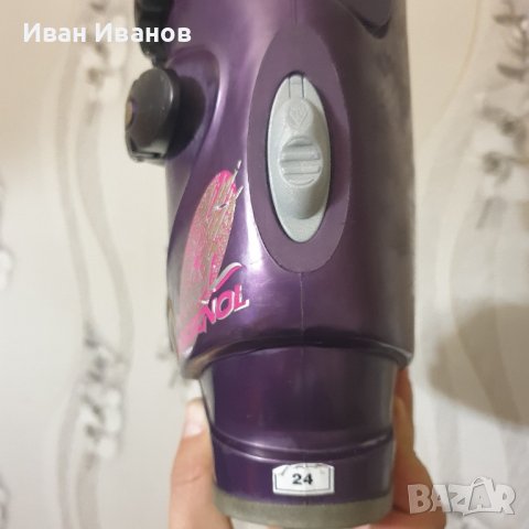 Rossignol Mid M3 PLUS - Vintage ски обувки с катарама - DARK BLUEBERRY - размер 25, снимка 9 - Зимни спортове - 43158781