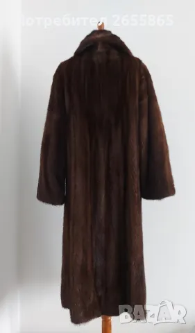 Дълго палто от норка, снимка 5 - Палта, манта - 48699487