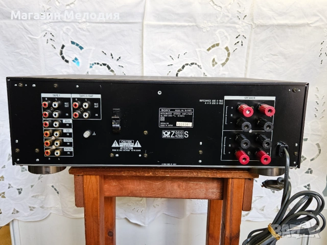 Усилвател SONY TA-F470 Две по 110 вата.  В отлично техническо и визуално състояние., снимка 9 - Ресийвъри, усилватели, смесителни пултове - 51377185
