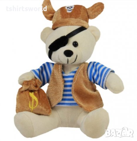 Ново плюшено Мече пират
