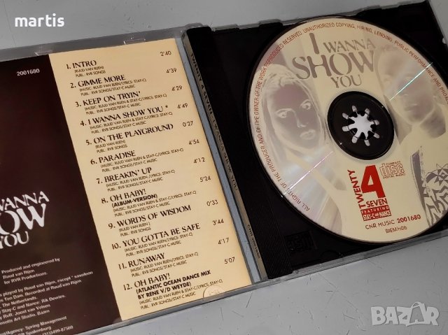 Twenty 4 Seven CD, снимка 3 - CD дискове - 43678161