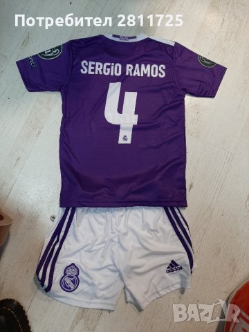 Серхио Рамос детски екип Реал Мадрид 