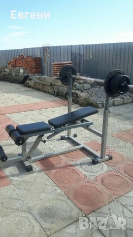 Лежанки гърди долни средни и горни раздвижна пейка, снимка 13 - Фитнес уреди - 21190265