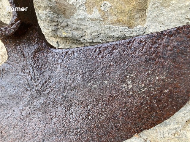 Стара ръчно кована мотика, снимка 6 - Антикварни и старинни предмети - 40604979