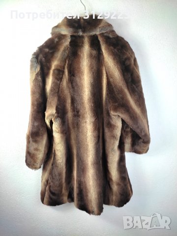 Comme du Vrai vintage fake fur coat 42, снимка 6 - Палта, манта - 38149423