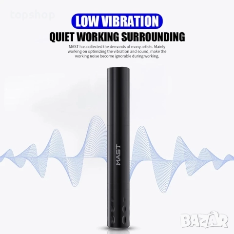 Безжичен комплект за татуировки Mast, Tour Fly Slim безжична ротационна машина за татуировки..., снимка 6 - Друга електроника - 51615252