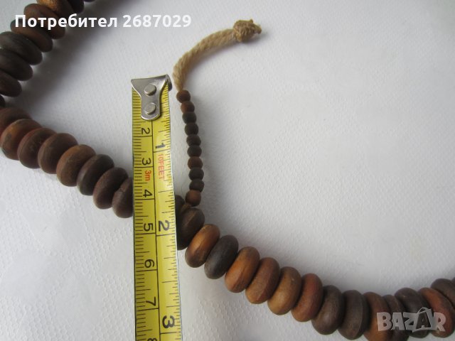 3 стари Броеници: Стара дървена молитвена броеница от Тибет, червена, дърво, снимка 8 - Антикварни и старинни предмети - 32730587