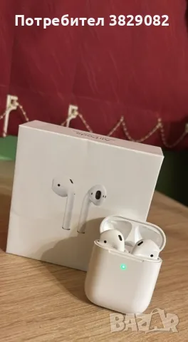 оригинални air pods 2, снимка 2 - Безжични слушалки - 49419377