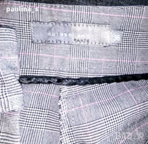 XS / S - Бермуди в каре с широки крачоли "Sutherland" pants / широки крачоли , снимка 7 - Къси панталони и бермуди - 28853885