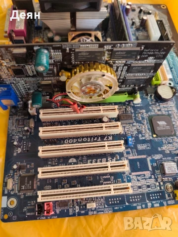 Retro combo дънна платка процесор рам видеокарта, снимка 2 - Дънни платки - 51156366